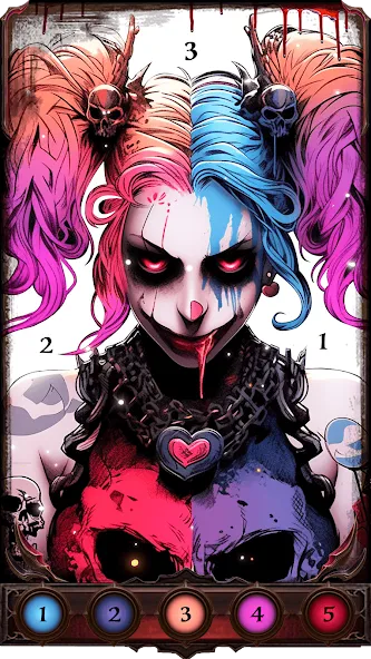 Взлом Dark, Horror Color by Number  [МОД Много монет] — стабильная версия apk на Андроид screen 4