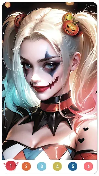 Скачать взлом Clown Color, Paint by number  [МОД Бесконечные деньги] — стабильная версия apk на Андроид screen 2