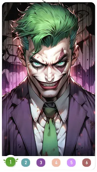 Скачать взлом Clown Color, Paint by number  [МОД Бесконечные деньги] — стабильная версия apk на Андроид screen 3