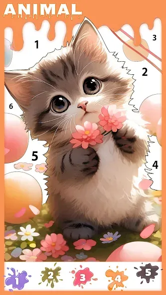 Взломанная Paint Color: Color by number  [МОД Бесконечные деньги] — полная версия apk на Андроид screen 5