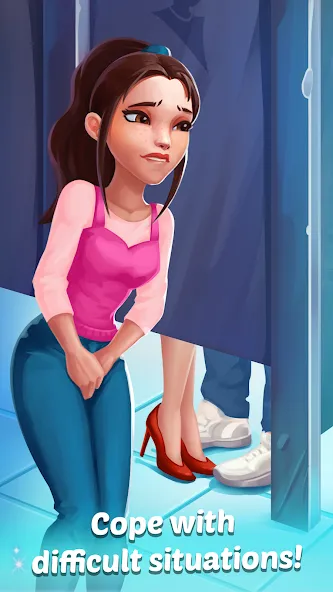 Взломанная Family Town: Match-3 Makeover (Фэмили Таун)  [МОД Бесконечные монеты] — последняя версия apk на Андроид screen 3