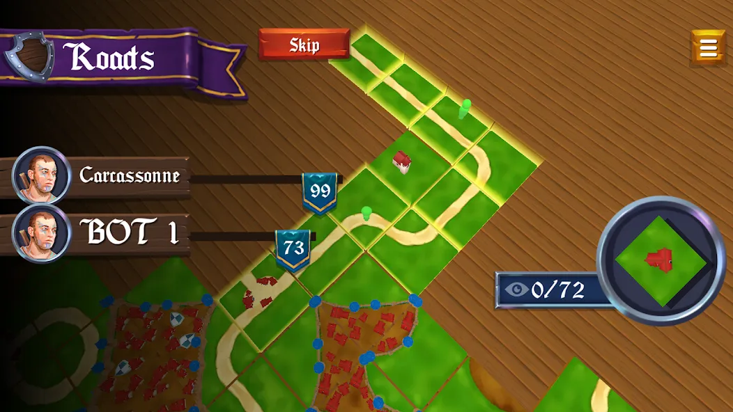 Скачать взлом War of Carcassonne board Games (Каркассон)  [МОД Mega Pack] — стабильная версия apk на Андроид screen 5