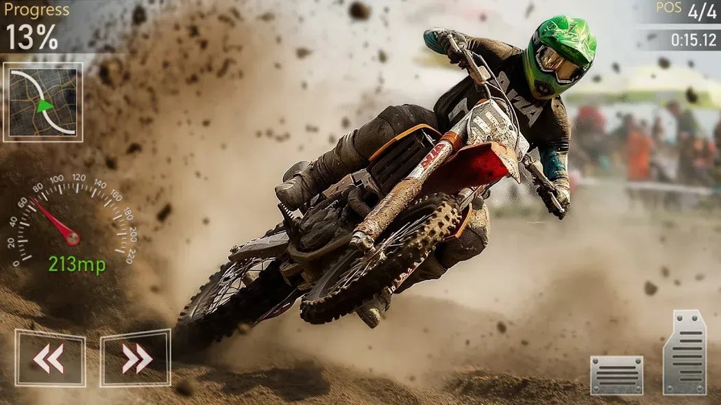 Скачать взлом Motocross MX Dirt Bike Games  [МОД Много денег] — полная версия apk на Андроид screen 2