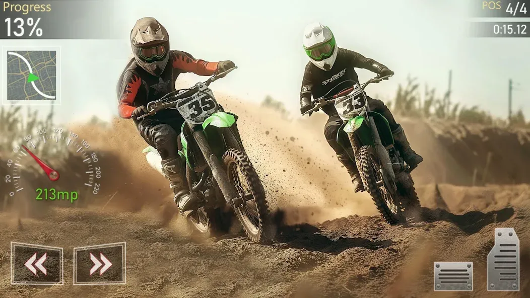 Скачать взлом Motocross MX Dirt Bike Games  [МОД Много денег] — полная версия apk на Андроид screen 4