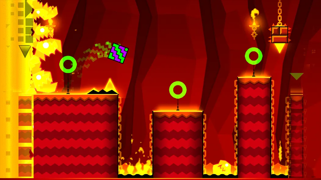 Скачать взлом Geometry Dash Meltdown (Геометрия Дэш Мелтдаун)  [МОД Бесконечные деньги] — полная версия apk на Андроид screen 2