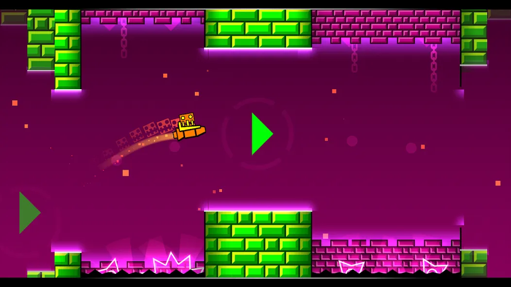 Скачать взлом Geometry Dash Meltdown (Геометрия Дэш Мелтдаун)  [МОД Бесконечные деньги] — полная версия apk на Андроид screen 5