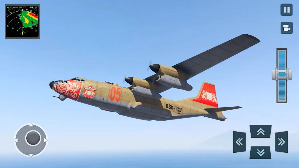 Скачать взломанную Real Plane Flying Simulator  [МОД Menu] — полная версия apk на Андроид screen 2