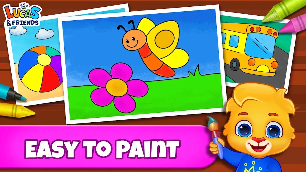 Скачать взлом Coloring Games: Color & Paint  [МОД Меню] — последняя версия apk на Андроид screen 1