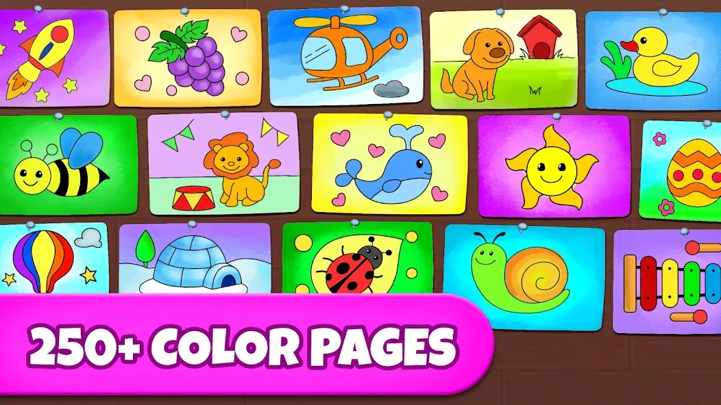 Скачать взлом Coloring Games: Color & Paint  [МОД Меню] — последняя версия apk на Андроид screen 4