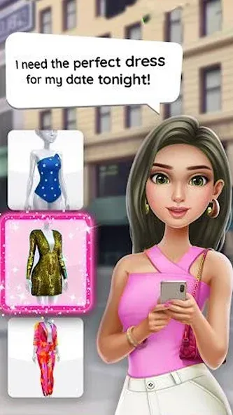 Взломанная Fashion Makeover Stylist Game  [МОД Menu] — последняя версия apk на Андроид screen 3