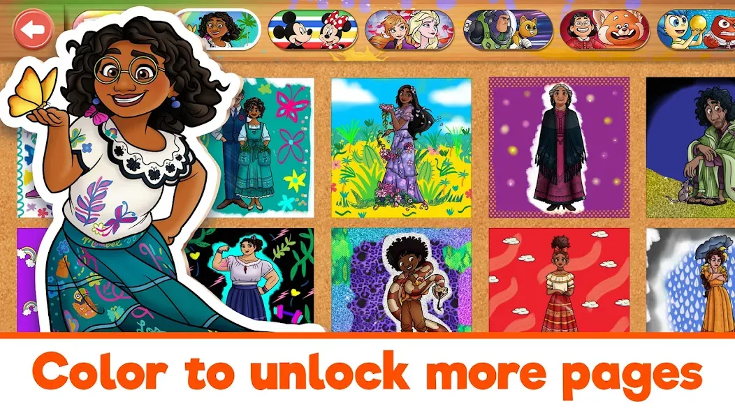 Взломанная Disney Coloring World (Дисней)  [МОД Много монет] — стабильная версия apk на Андроид screen 5