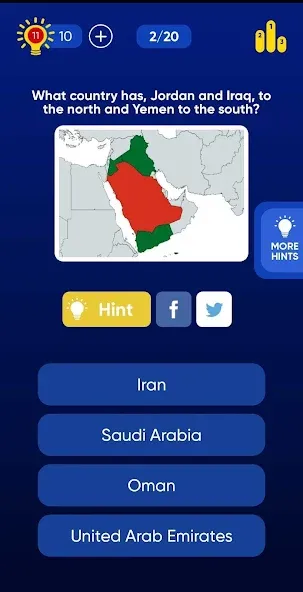 Скачать взломанную Geo Quiz: World Geo Trivia (Джио Квиз)  [МОД Меню] — полная версия apk на Андроид screen 4