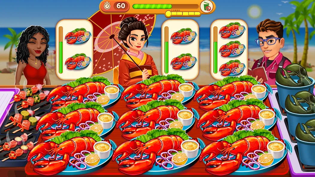 Скачать взломанную Cooking Max: Restaurant Games (Кукинг Макс)  [МОД Бесконечные монеты] — стабильная версия apk на Андроид screen 2