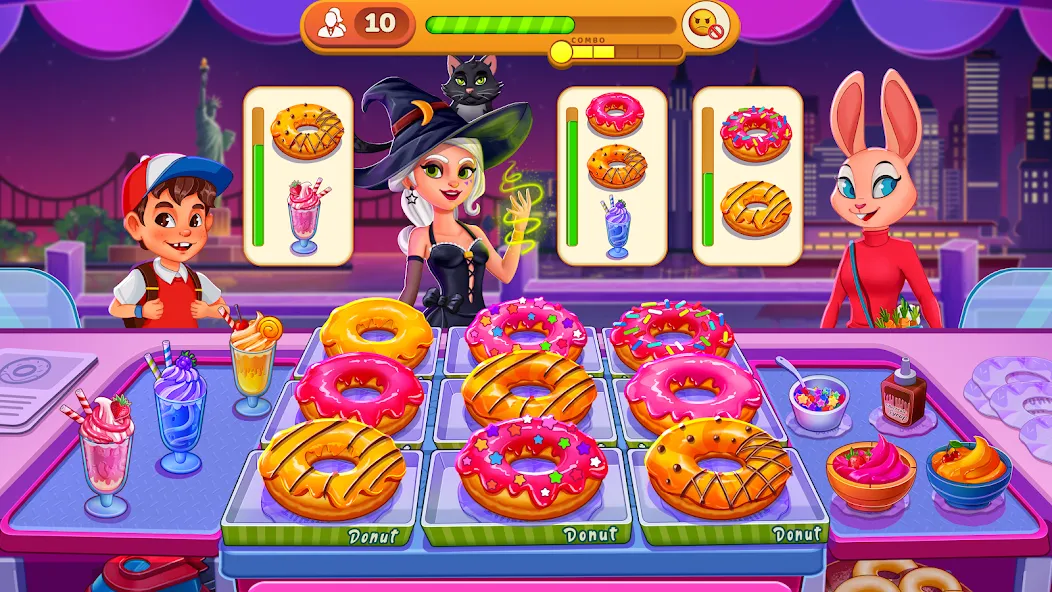 Скачать взломанную Cooking Max: Restaurant Games (Кукинг Макс)  [МОД Бесконечные монеты] — стабильная версия apk на Андроид screen 3