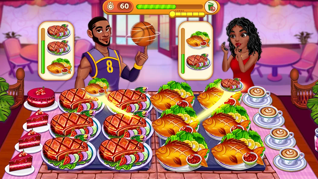 Скачать взломанную Cooking Max: Restaurant Games (Кукинг Макс)  [МОД Бесконечные монеты] — стабильная версия apk на Андроид screen 5