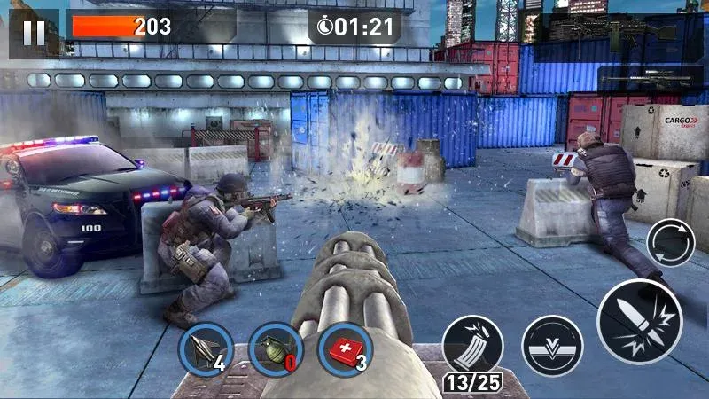 Скачать взломанную Elite Killer: SWAT  [МОД Unlimited Money] — стабильная версия apk на Андроид screen 3
