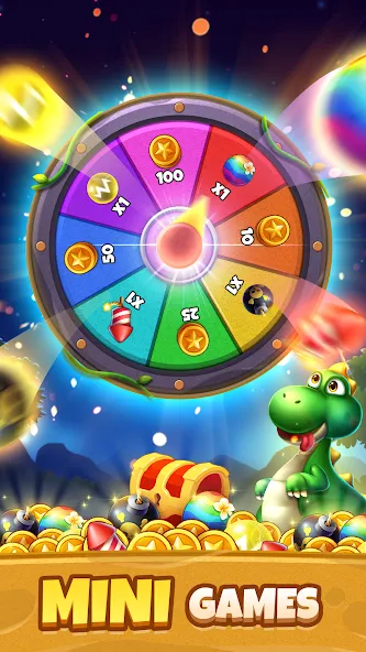 Взломанная Bubble Shooter Primitive Eggs (Бабл Шутер Примитивные Яйца)  [МОД Unlocked] — полная версия apk на Андроид screen 1
