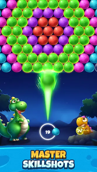Взломанная Bubble Shooter Primitive Eggs (Бабл Шутер Примитивные Яйца)  [МОД Unlocked] — полная версия apk на Андроид screen 3