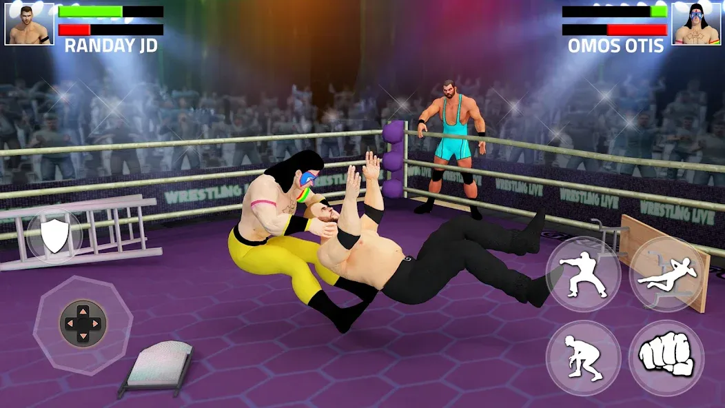 Скачать взломанную Tag Team Wrestling Game (Таг Тим Реслинг Гейм)  [МОД Unlimited Money] — стабильная версия apk на Андроид screen 4