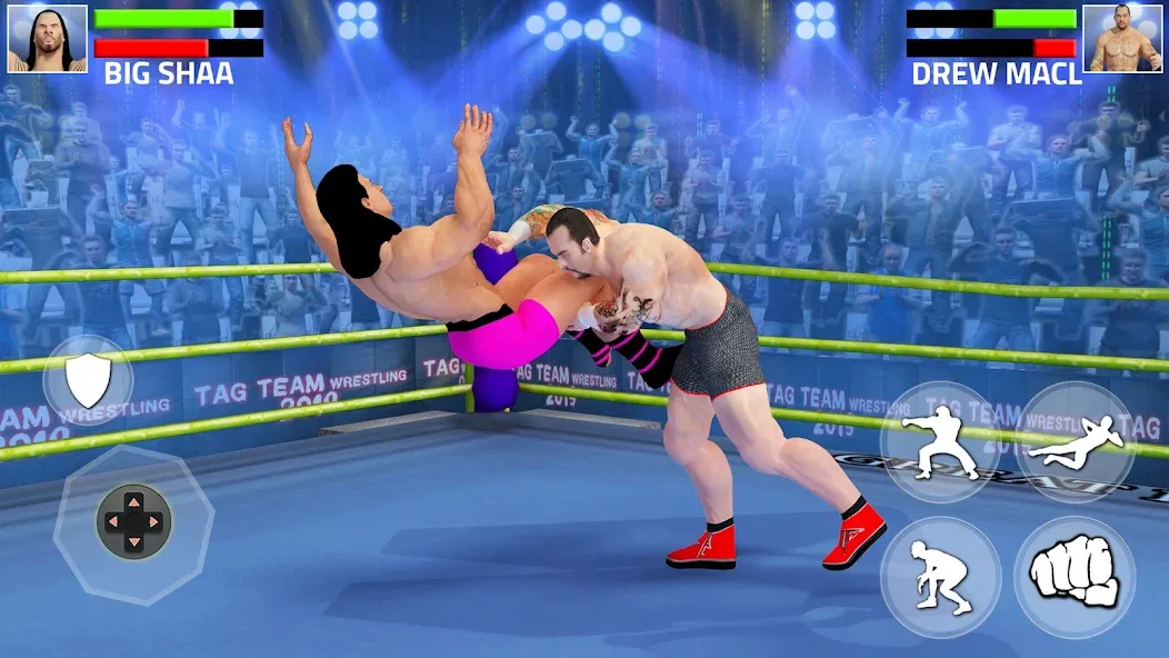 Скачать взломанную Tag Team Wrestling Game (Таг Тим Реслинг Гейм)  [МОД Unlimited Money] — стабильная версия apk на Андроид screen 5