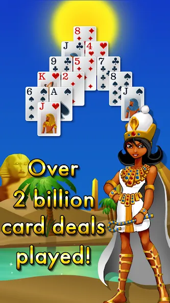 Скачать взлом Pyramid Solitaire — Egypt (Пирамиды пасьянс)  [МОД Unlocked] — последняя версия apk на Андроид screen 5
