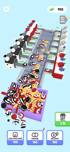 Взломанная Dessert Factory Idle (Дизерт Фактори Айдл)  [МОД Mega Pack] — полная версия apk на Андроид screen 5