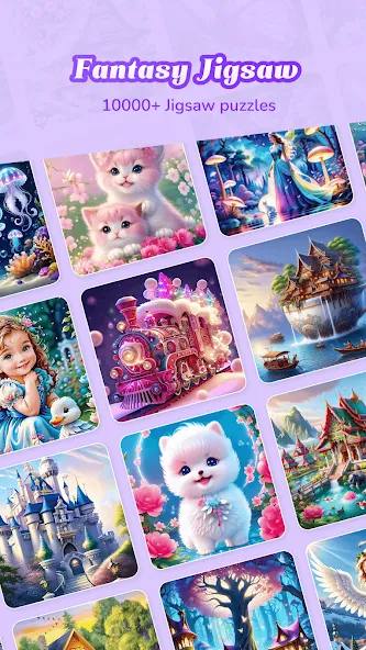 Взлом Fantasy Jigsaw — HD Puzzle (Фэнтези Пазл)  [МОД Menu] — стабильная версия apk на Андроид screen 1