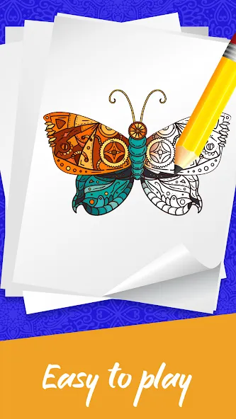 Взлом Mandala Coloring Book Game (Мандала Книга раскрасок  Игра)  [МОД Unlocked] — полная версия apk на Андроид screen 2