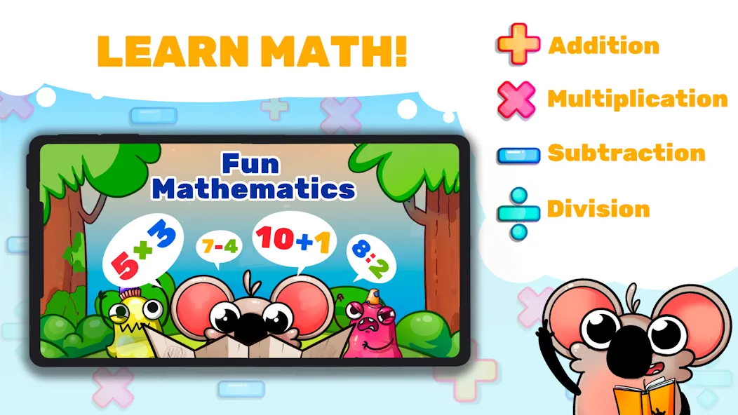 Скачать взлом Fun Math Facts: Games for Kids  [МОД Menu] — полная версия apk на Андроид screen 1