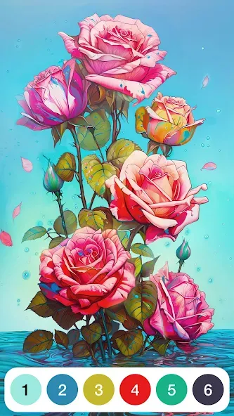 Взломанная Paint by Number: Coloring Game  [МОД Unlimited Money] — стабильная версия apk на Андроид screen 1