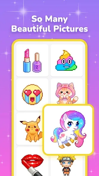 Взлом Pixel Coloring-Color by number  [МОД Unlocked] — стабильная версия apk на Андроид screen 1