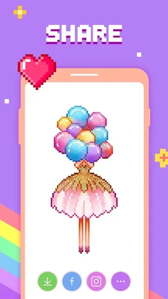 Скачать взломанную Paint by Number — Pixel Art  [МОД Unlocked] — стабильная версия apk на Андроид screen 5