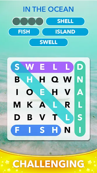 Взломанная Word Heaps Search — Word Games (Ворд Хипс Срч)  [МОД Unlocked] — стабильная версия apk на Андроид screen 3