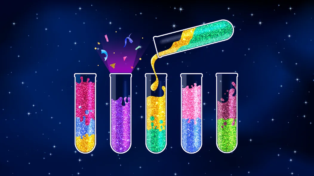 Скачать взлом Water Sort Puzzle — Color Game (Уотер Сорт Пазл)  [МОД Все открыто] — стабильная версия apk на Андроид screen 1