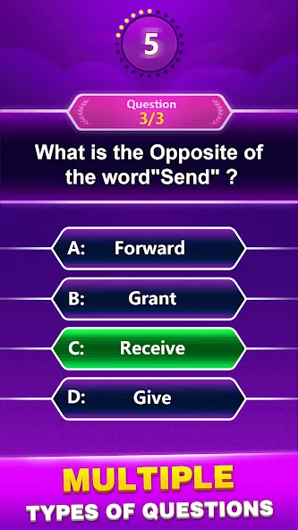 Взлом Spelling Quiz — Word Trivia (Спеллинг Квиз)  [МОД Меню] — стабильная версия apk на Андроид screen 3