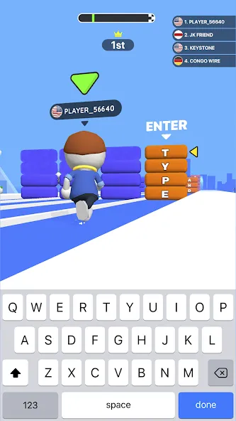 Скачать взломанную Type Sprint: Typing Games (Тайп Спринт)  [МОД Много денег] — полная версия apk на Андроид screen 3