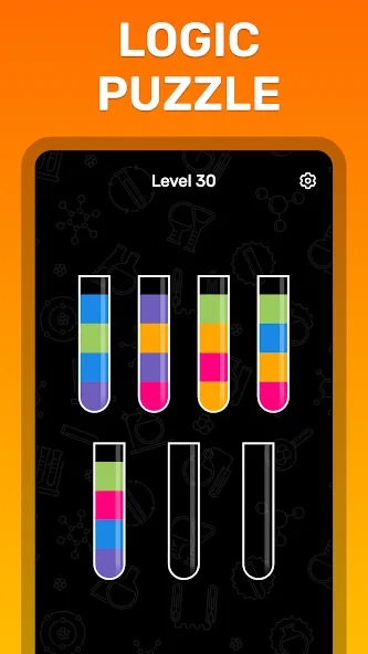 Взлом Water Sort Puzzle Color Game  [МОД Бесконечные монеты] — полная версия apk на Андроид screen 4