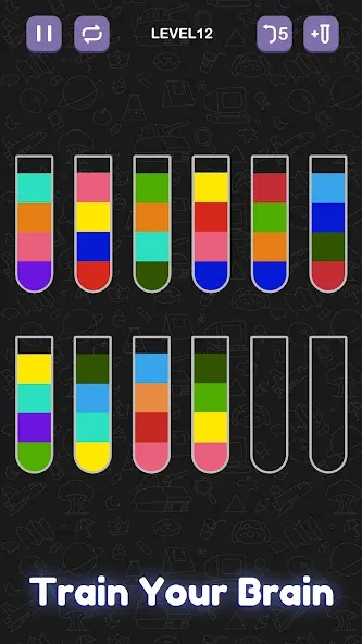 Взлом Water Sort Puzzle — Sort Color  [МОД Бесконечные деньги] — стабильная версия apk на Андроид screen 4