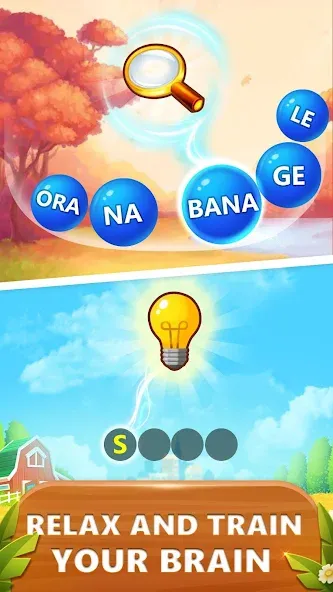 Скачать взломанную Word Bubble Puzzle — Word Game  [МОД Бесконечные монеты] — стабильная версия apk на Андроид screen 4