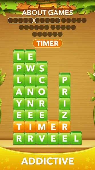 Взлом Word Heaps -Connect Stack Word  [МОД Бесконечные монеты] — последняя версия apk на Андроид screen 4